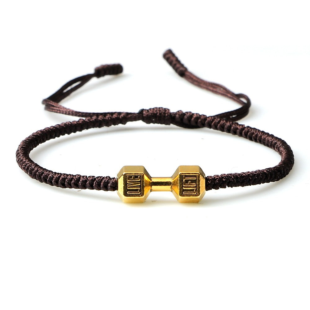 Tibetan Buddhist Charm Bracelets & Bangles Lucky Buddha Elephant Dumbbell Beaded