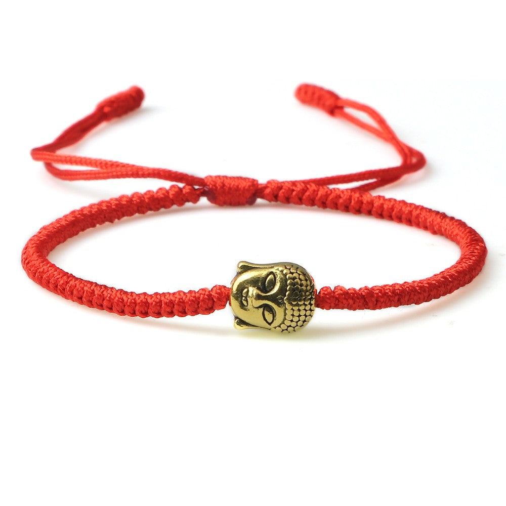 Tibetan Buddhist Charm Bracelets & Bangles Lucky Buddha Elephant Dumbbell Beaded