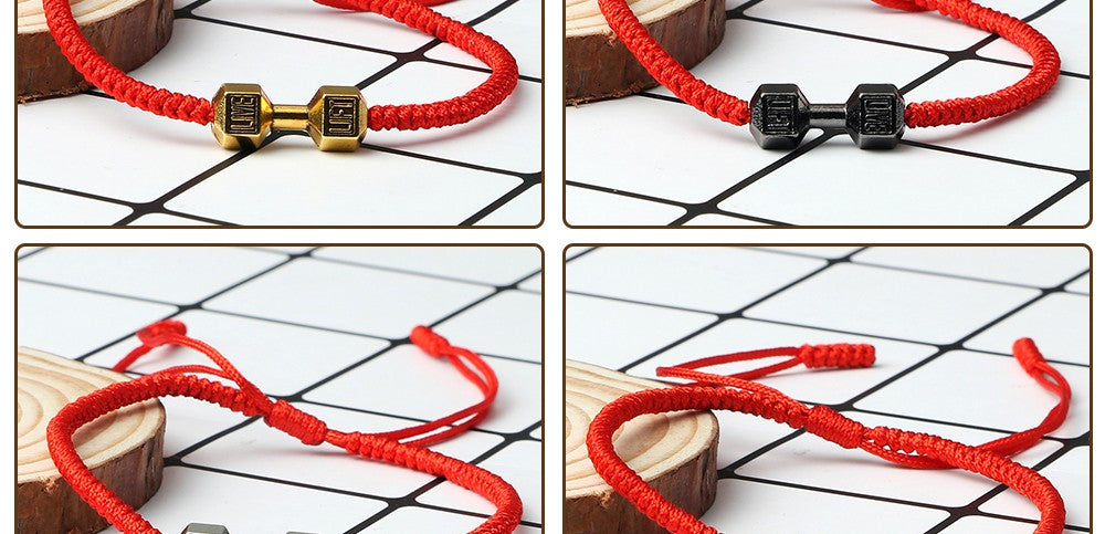 Tibetan Buddhist Charm Bracelets & Bangles Lucky Buddha Elephant Dumbbell Beaded