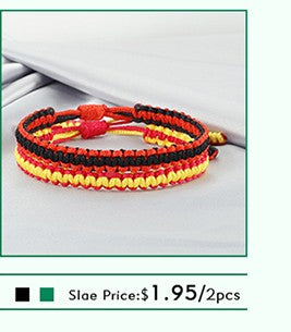 Tibetan Buddhist Charm Bracelets & Bangles Lucky Buddha Elephant Dumbbell Beaded