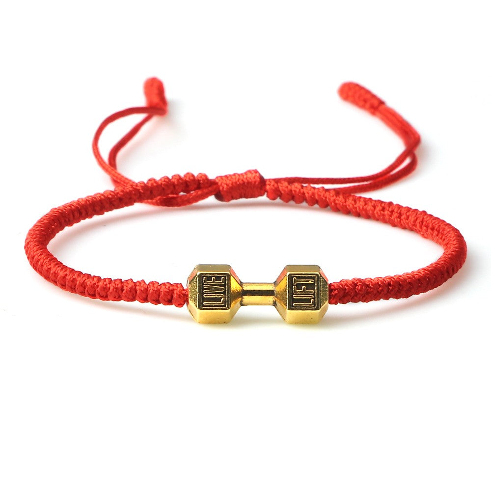 Tibetan Buddhist Charm Bracelets & Bangles Lucky Buddha Elephant Dumbbell Beaded