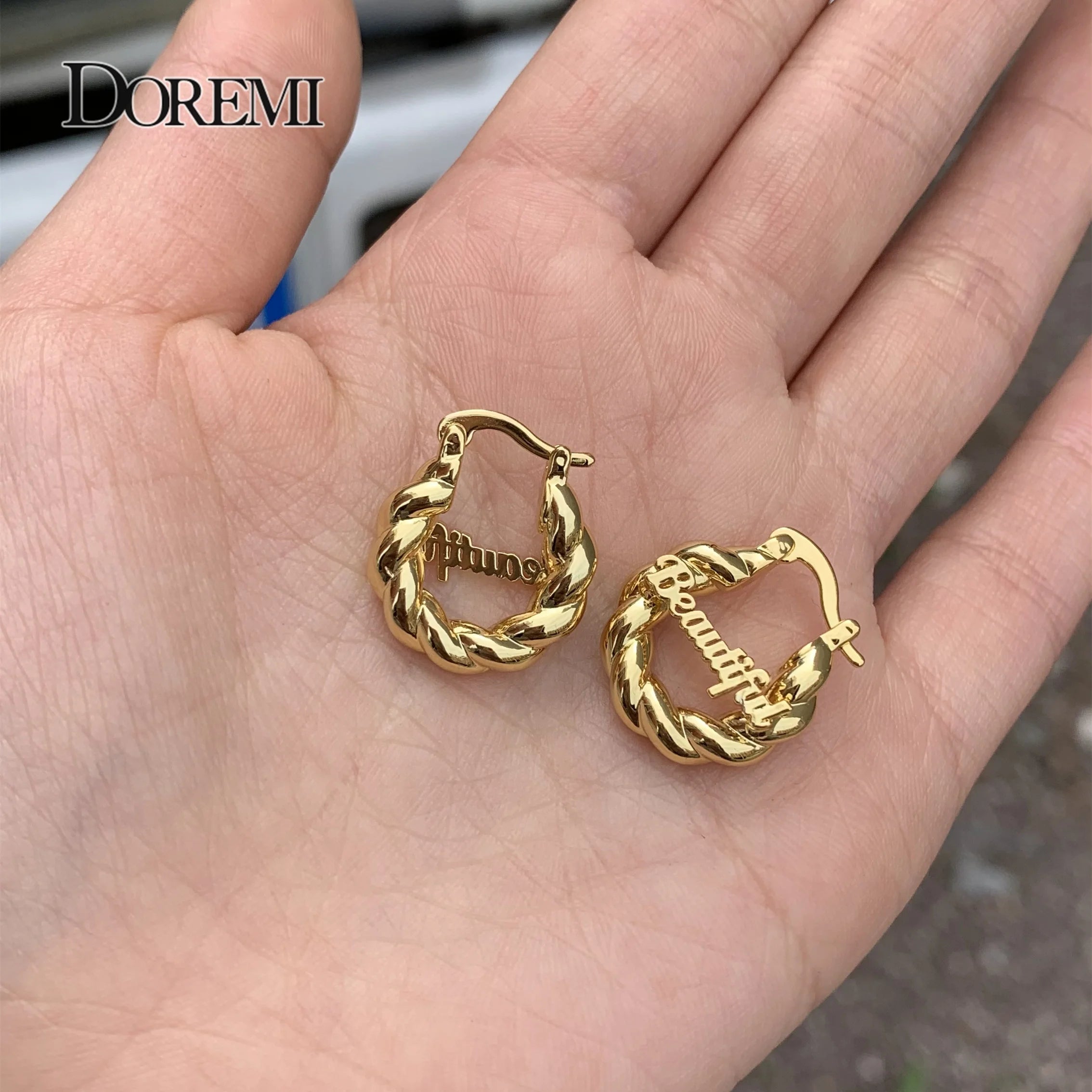 aretes personalizados BEAUTIFUL