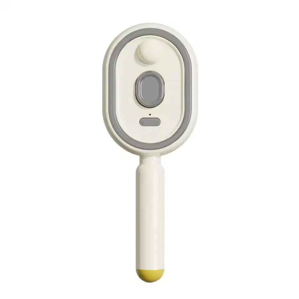 Electric Spray Hair Brush 2-In-1 Misting Hair Brush With Water Spray Reduce Frizz Anti-Static Retractable Steam Massage Comb