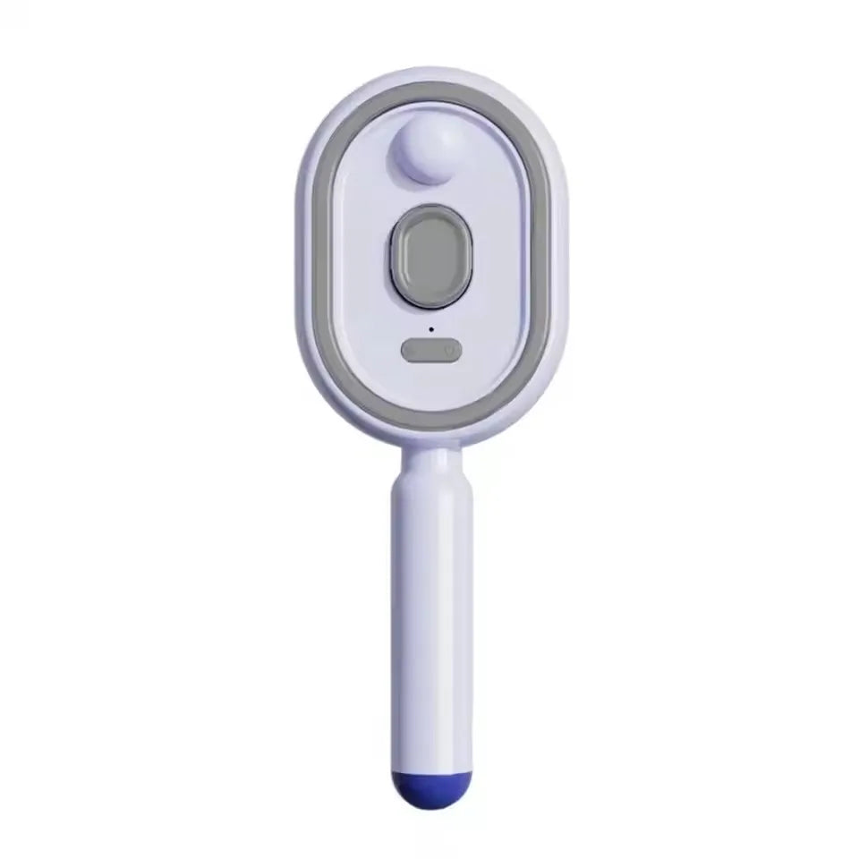 Electric Spray Hair Brush 2-In-1 Misting Hair Brush With Water Spray Reduce Frizz Anti-Static Retractable Steam Massage Comb