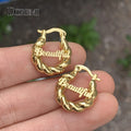 aretes personalizados BEAUTIFUL