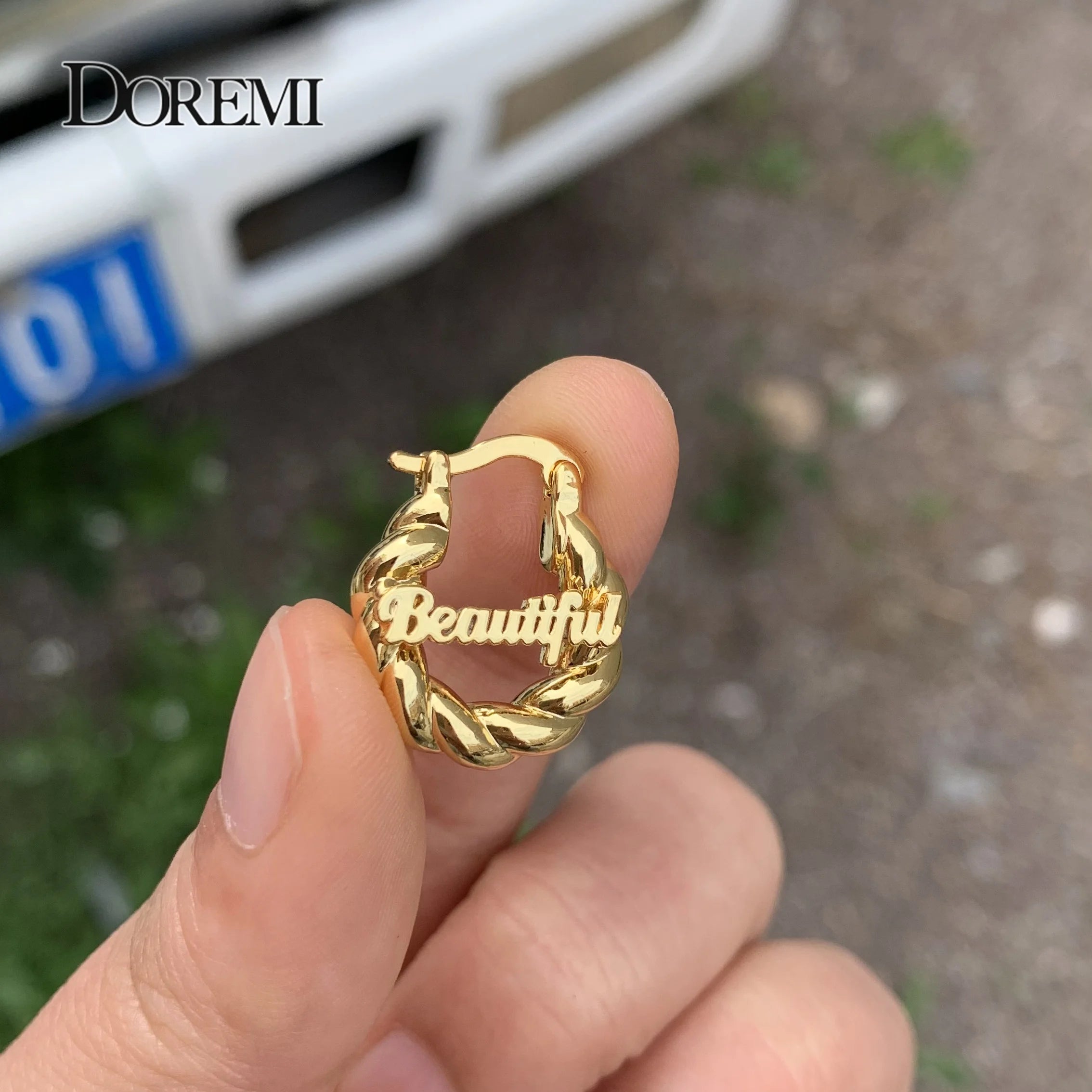 aretes personalizados BEAUTIFUL