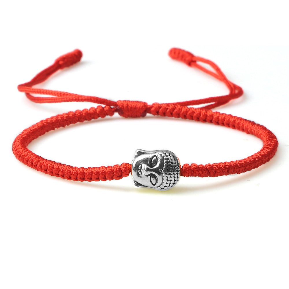 Tibetan Buddhist Charm Bracelets & Bangles Lucky Buddha Elephant Dumbbell Beaded