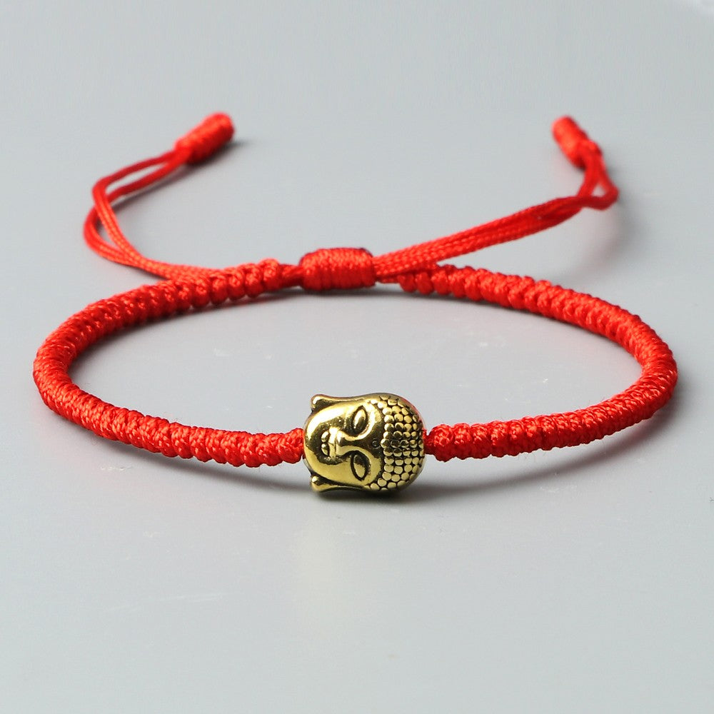 Tibetan Buddhist Charm Bracelets & Bangles Lucky Buddha Elephant Dumbbell Beaded