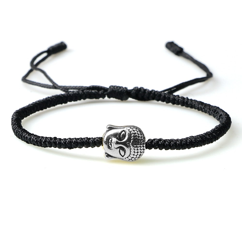 Tibetan Buddhist Charm Bracelets & Bangles Lucky Buddha Elephant Dumbbell Beaded